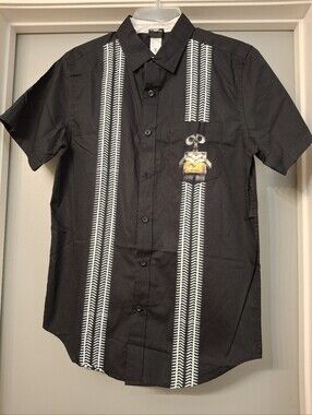 Disney Pixar Wall-E Short Sleeve Button Up Shirt